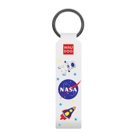WAUDOG kľúčenka / prívesok NASA - biela