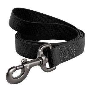 WAUDOG vodítko vodeodolné Collartex čierne (122cm/2,0cm)
