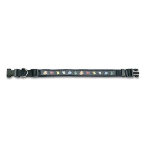 Obojok Ethnic čierny S, 2x35-50cm