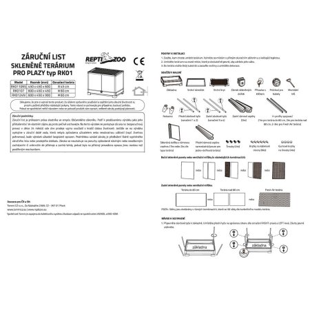 ReptiZoo Terárium RK0110N 45x45x60cm