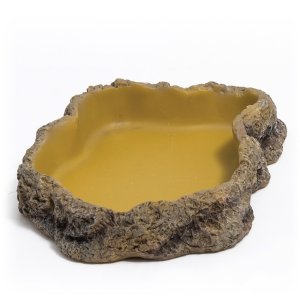 ReptiZoo Terárijná miska na krmivo L (17,5x23,5x5cm)