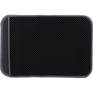 Flamingo Matz Podložka pred mačaciu toaletu Šedá/čierna 61x41cm