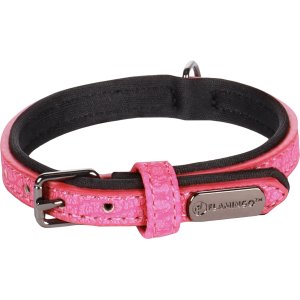 Flamingo Leza Obojok s neoprénovým polstrovaním Ružová XS