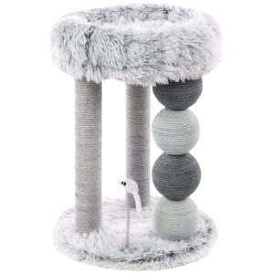 Flamingo Duchess Škrabadlo pre mačky Šedá/biela 61,5cm