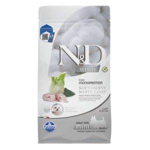 N&D WHITE DOG Adult Mini Sea Bass&Spirulina&Fenn 2,5kg