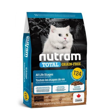 Nutram Total Grain Free losos, pstruh Cat 5,4 kg