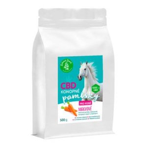 CBD maškrty pre kone - mrkva 500g