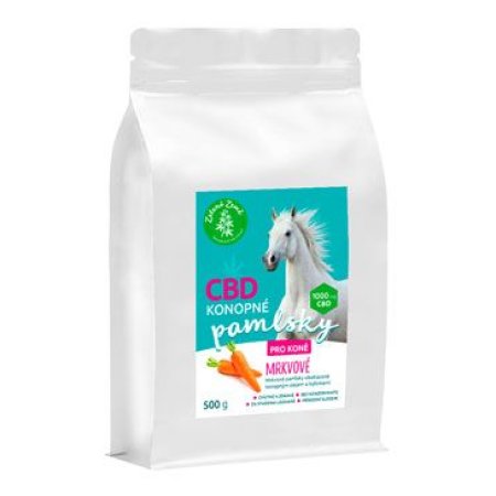 CBD maškrty pre kone - mrkva 500g