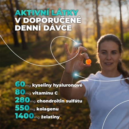 Contipro Geloren Active pomaranč kĺbová výživa 400 g / 90 želé