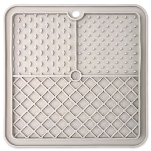 Podložka EPIC PET Lick & Snack lízací štvorec svetlo šedý