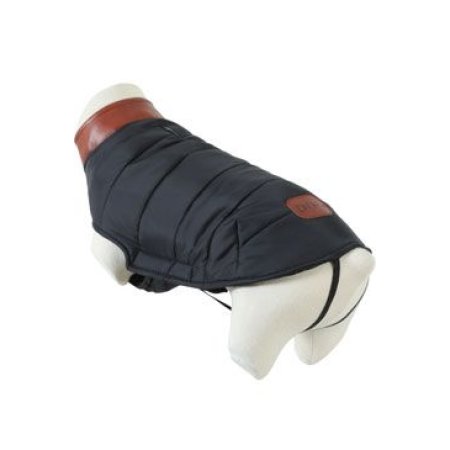 Obleček prešívaná bunda pre psov LONDON čierna 25cm Zolu