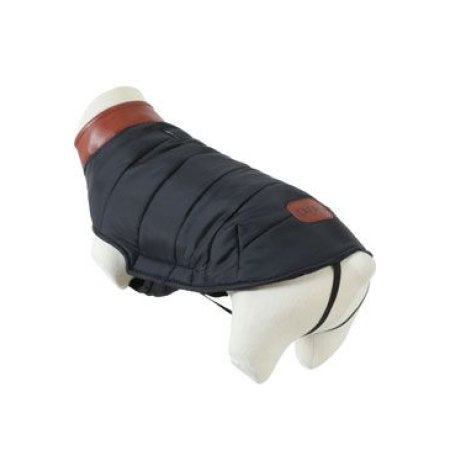 Obleček prešívaná bunda pre psov LONDON čierna 30cm Zolu