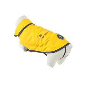 Obleček pláštenka pre psov ST MALO žltá 25cm Zolux