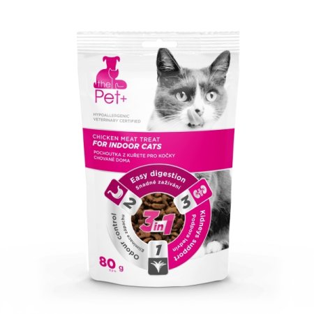 the Pet+ cat Indoor treat 80 g (EXPIRÁCIA 02/2024)