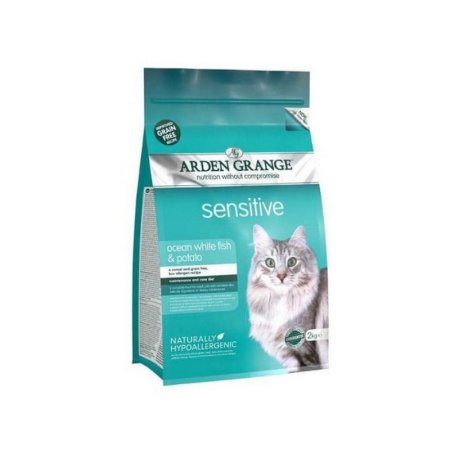 Arden Grange Adult Cat Sensitive Ocean White Fish & Potato grain free 2 kg (EXPIRÁCIA 11/2023)