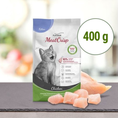 MeatCrisp Kitten Chicken - Kurča pre mačiatka 400 g (EXPIRÁCIA 11/2023)