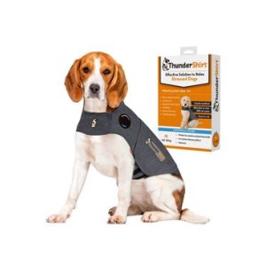 Vesta upokojujúca ThunderShirt pre psov šedá M