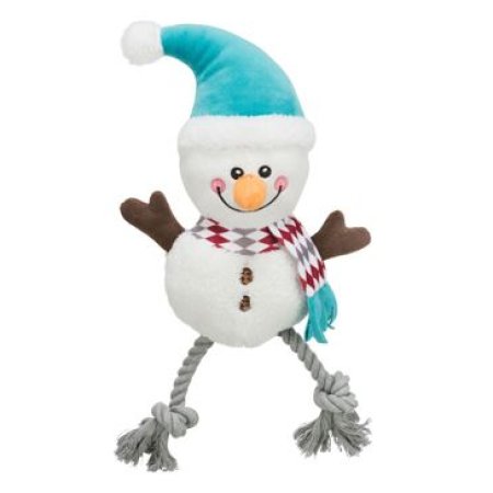 Vianočná hračka Xmas SNOWMAN plyš/bavlna 41cm