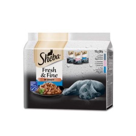 Sheba kapsička Rybí výběr 15 x 50 g