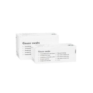 Kompres gáza 10x10cm Nesterilný 12v. 100ks CVET VL