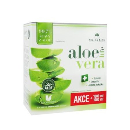 Aloe Vera šťáva 99.7% 1000ml 1ks +1ks navíc