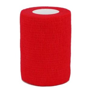Ovínadlo elast. CVET samoad.7,5cmx4,5m červené 1ks