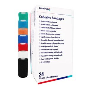 Ovínadlo elast. CVET samoad.7,5cmx4,5m mix farieb 24ks