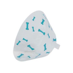 Golier ochranný BUSTER plastový Bone tyrkysový 7,5 cm