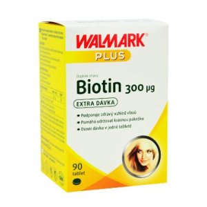 Biotín Walmark 300mcg 90tbl