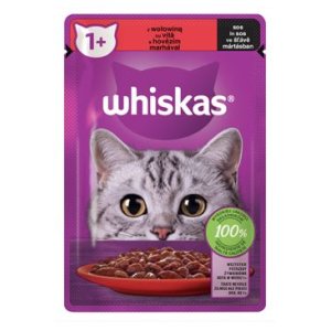Whiskas vrecko s hovädzím v šťave 85 g