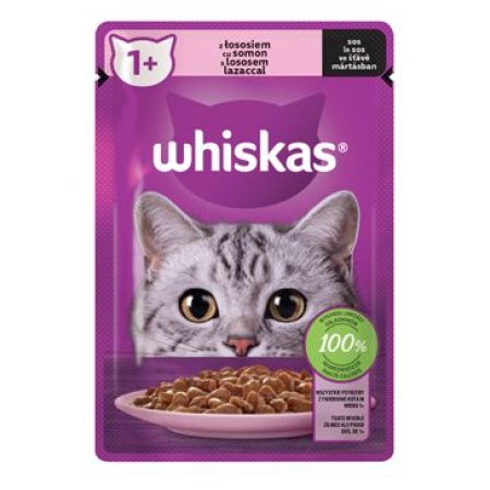 Whiskas vrecko s lososom v šťave 85 g