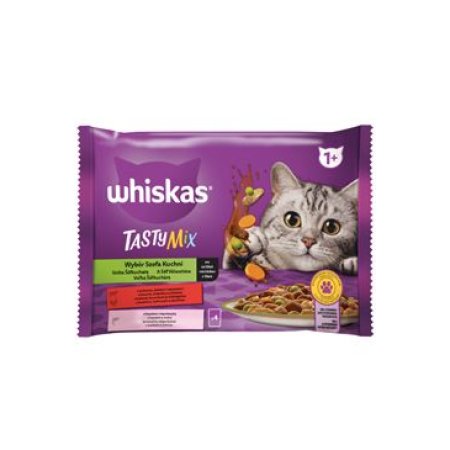 Whiskas vreciek. Tasty Mix Chef"s Choice š. 4x85g