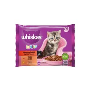 Whiskas vrecko Junior klasický výber 4 x 85 g