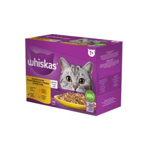 Whiskas kapsička Hydinový výber v želé 12 x 85 g
