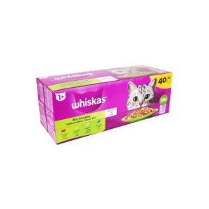 Whiskas vrecko Mixovaný výber v želé 40 x 85 g