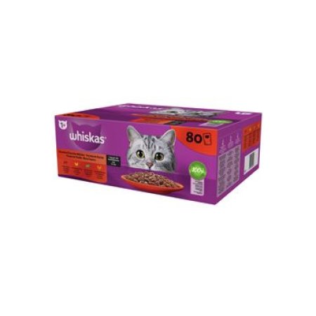 Whiskas vreciek. Core klas. výber š. 80x85g