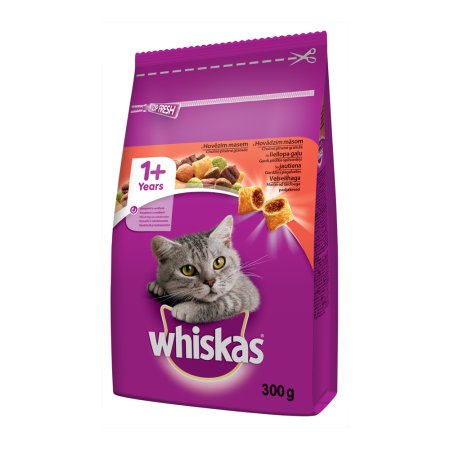 Whiskas granule s hovädzím 300 g