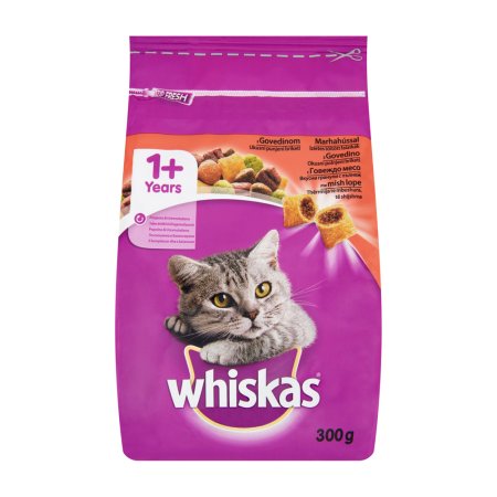 Whiskas granule s hovädzím 300 g