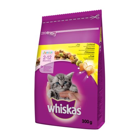 Whiskas granule Junior s kuracím 300 g