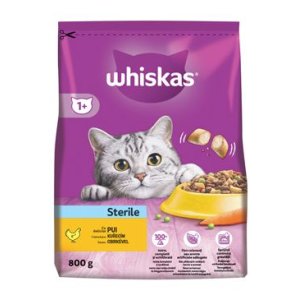 Whiskas granule Sterile s kuracím 800 g