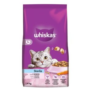 Whiskas granule Sterile s lososom 1,4 kg