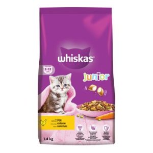 Whiskas granule Junior s kuracím 1,4 kg