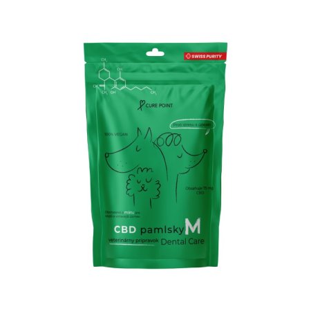 Cure Point CBD Dental Care M Maškrty pre psov 100g