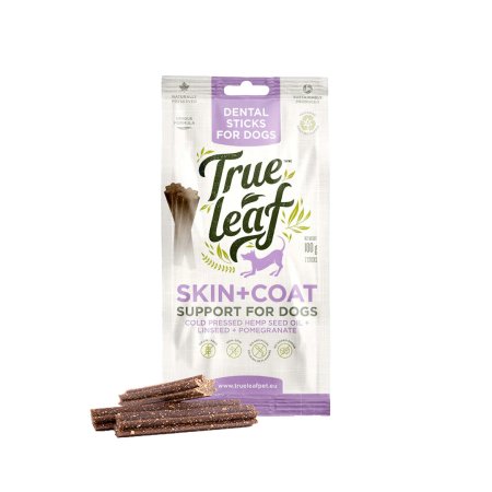 True Leaf Dog Stick Skin & Coat žuvacie tyčky 100g