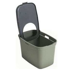 Toaleta Top Cat - olivovo zelená, 59x39x38, 3cm