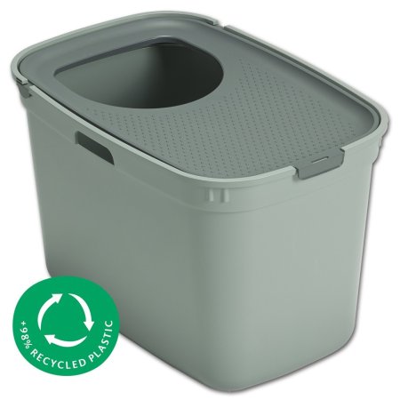 Toaleta Top Cat - olivovo zelená, 59x39x38, 3cm