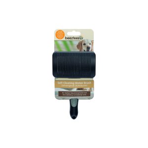 Beeztees Samočistiaca kefa pre psov veľký Čierna/sivá 19x10,5x5cm