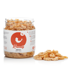 RAW RAW mrazom sušené Krevety lúpané 60g