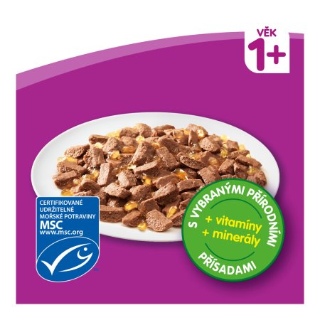 Whiskas vrecko Mixovaný výber v želé 12 x 85 g
