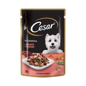 CESAR vrecko jemné hovädzie so zeleninou v želé 100 g